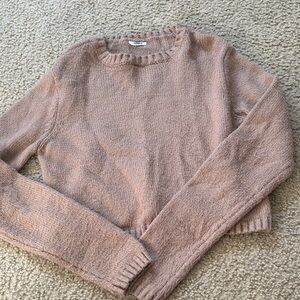 Garage Cozy Knit Sweater - Soft Pink